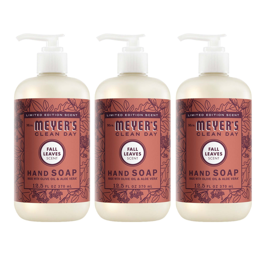 Mrs. Meyer's Fall Leaves Liquid Hand Soap 3-count Bundle