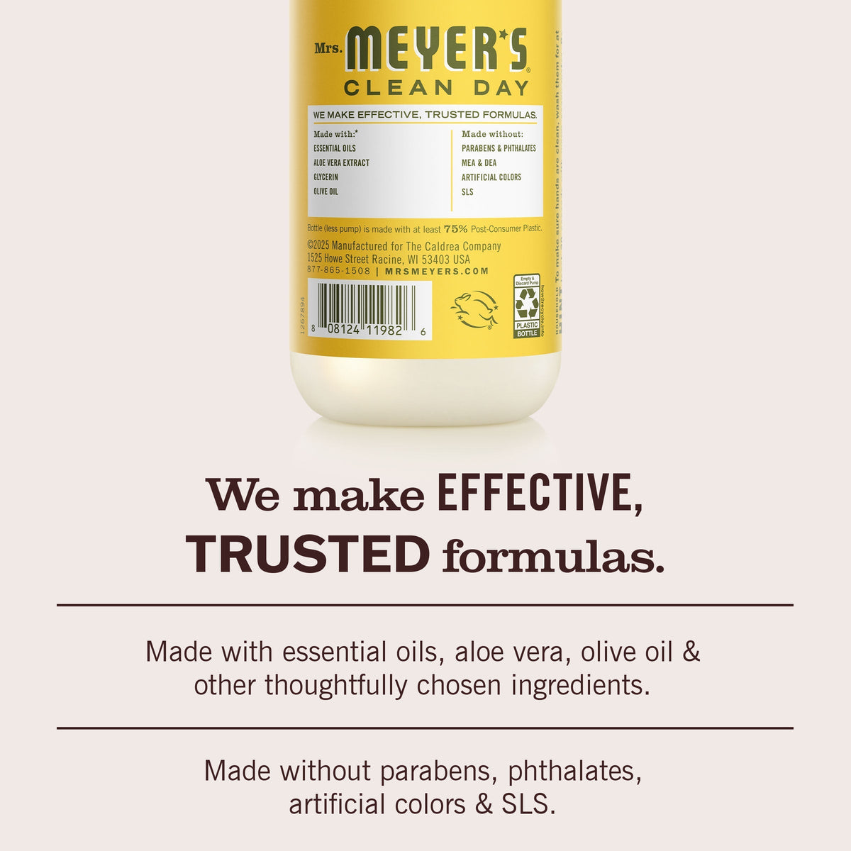 Mrs. Meyer's Dandelion Liquid Hand Soap 3-count Bundle