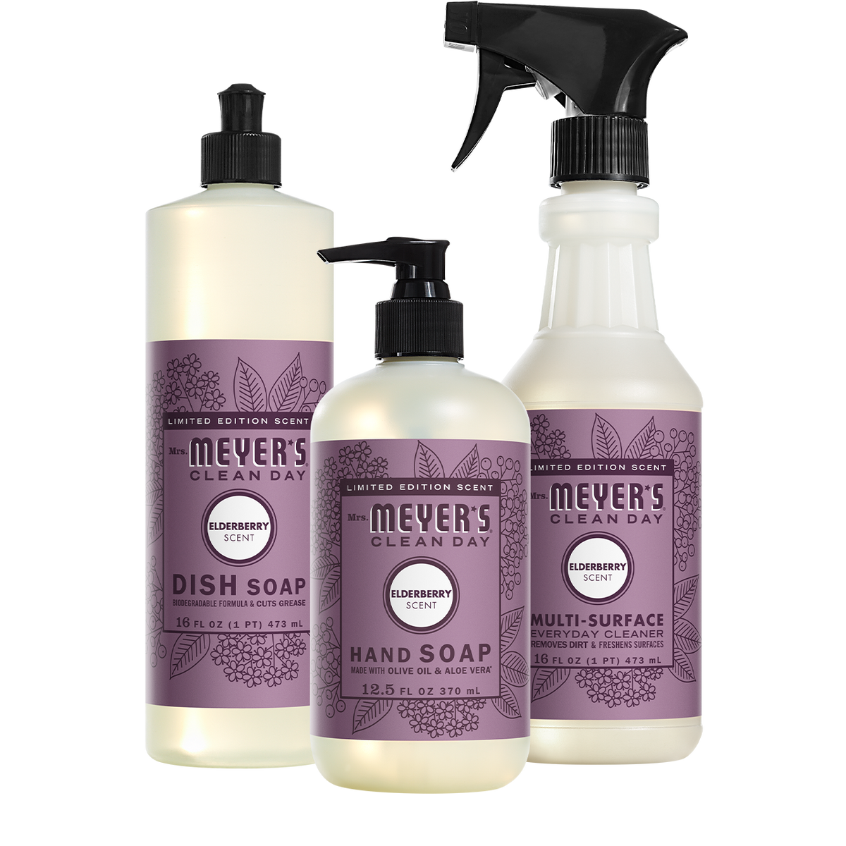 Mrs. Meyer's Elderberry Kitchen Basics Set